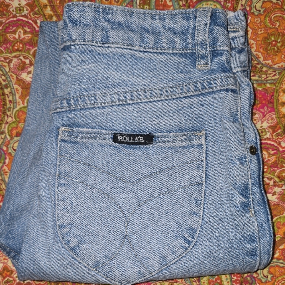 #110. ROLLA'S Original High Rise Straight Leg Jeans - Picture 3 of 8